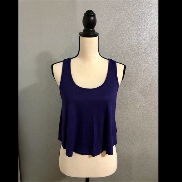 NWT Rue21 Open Back Purple Tank Top - Picture 3 of 3